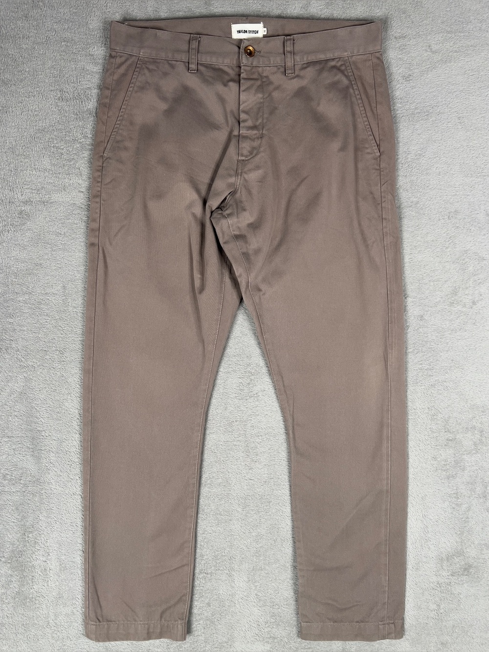 Taylor Stitch The Foundation Chino Pants Men's 32x30 Democratic Fit Espresso